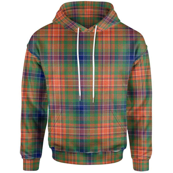 Scottish Wilson Ancient Clan Tartan Hoodie Front Side Tartan Plaid
