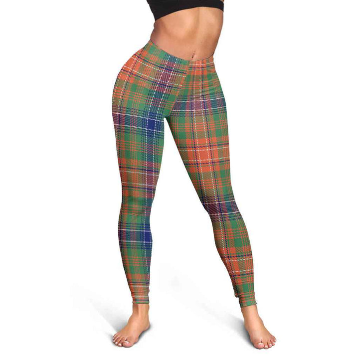 Scottish Wilson Ancient Clan Tartan Women Leggings Tartan Plaid 3