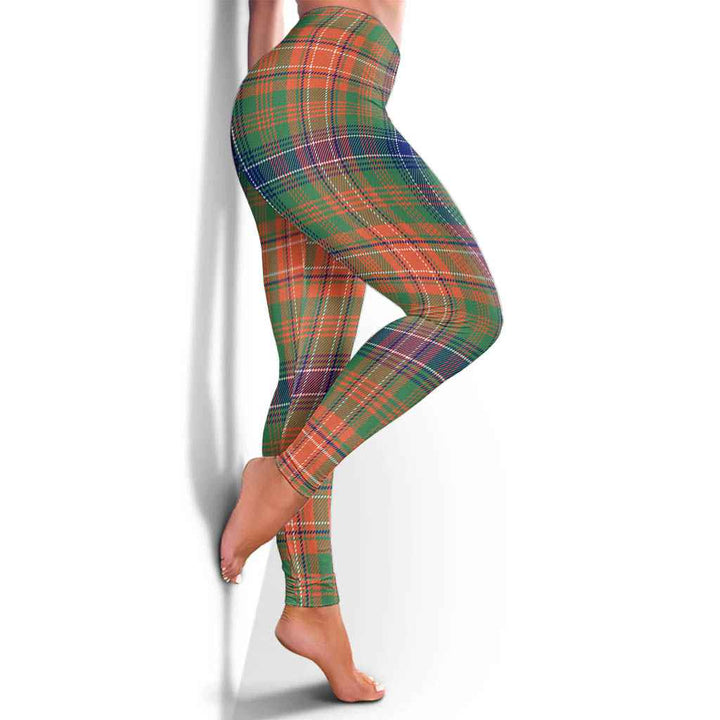 Scottish Wilson Ancient Clan Tartan Women Leggings Tartan Plaid 4