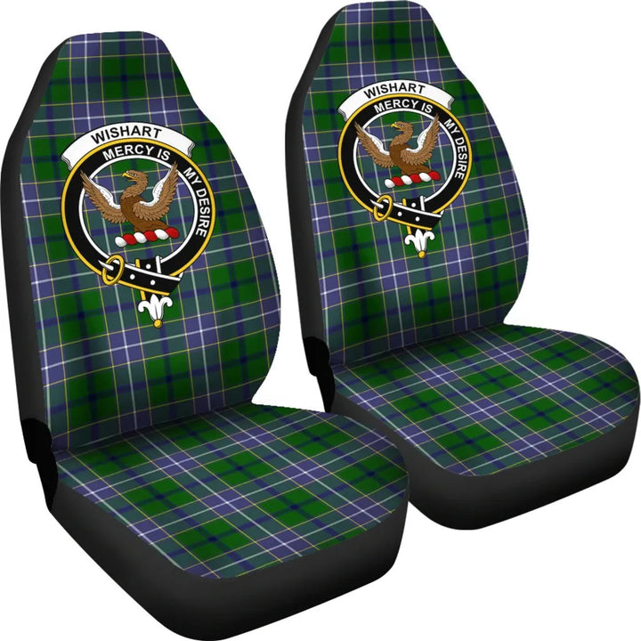 Scottish Wishart Clan Crest Tartan Car Seat Covers 4