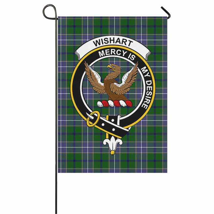 Scottish Wishart Clan Crest Tartan Garden Flag Tartan Plaid 1