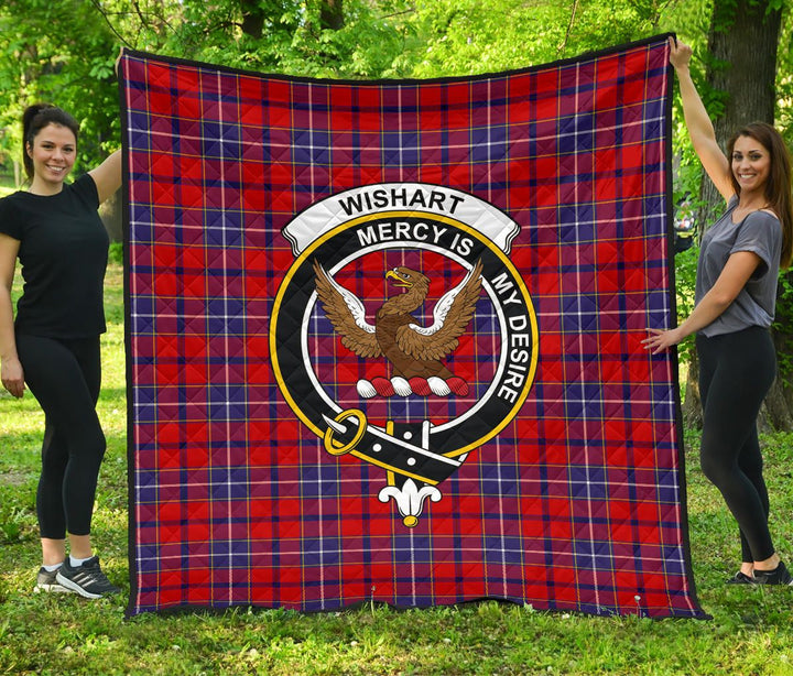 Scottish Wishart Dress Clan Crest Tartan Quilt Tartan Plaid 1