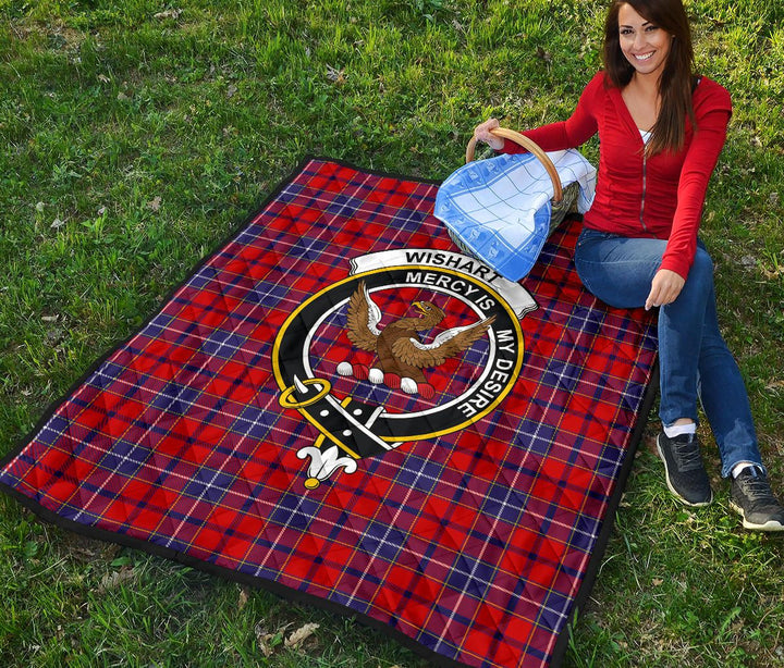 Scottish Wishart Dress Clan Crest Tartan Quilt Tartan Plaid 4