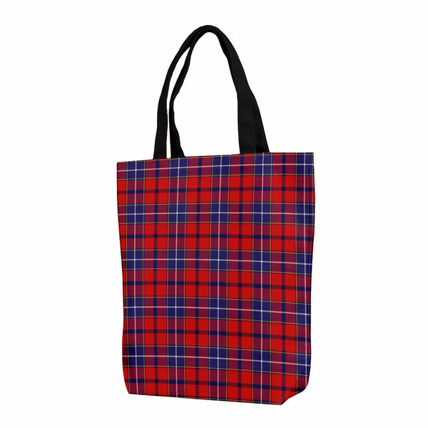 Scottish Wishart Dress Clan Tartan Canvas Bag With Shoulder Strap Tartan Plaid 1