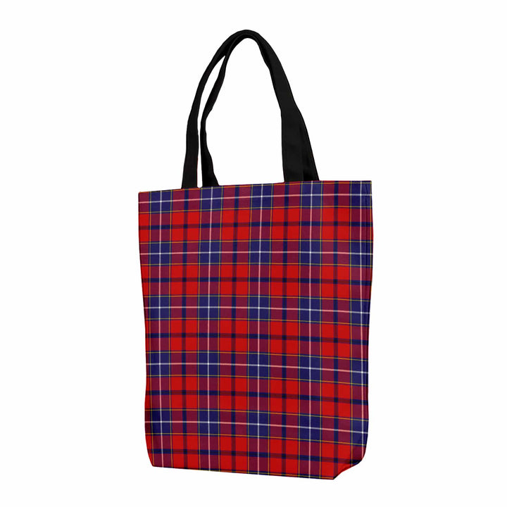 Scottish Wishart Dress Clan Tartan Canvas Bag With Shoulder Strap Tartan Plaid 1