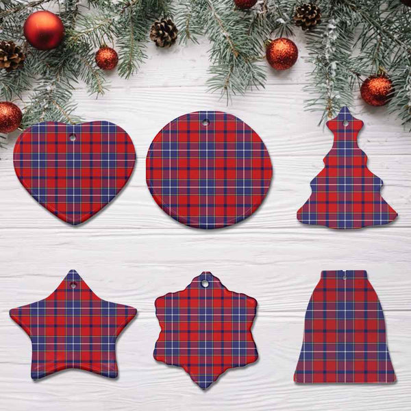 Scottish Wishart Dress Clan Tartan Ceramic Ornament All Tartan Plaid
