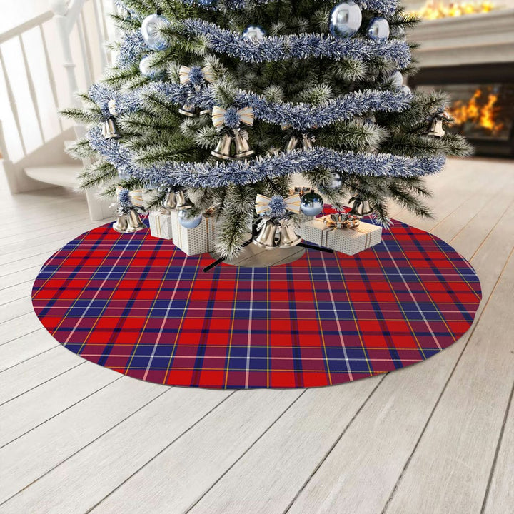 Scottish Wishart Dress Clan Tartan Christmas Tree Skirt No Tassels 3 Tartan Plaid