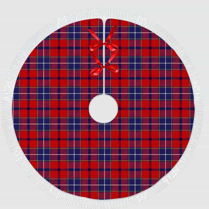 Scottish Wishart Dress Clan Tartan Christmas Tree Skirt Tassels 1 Tartan Plaid