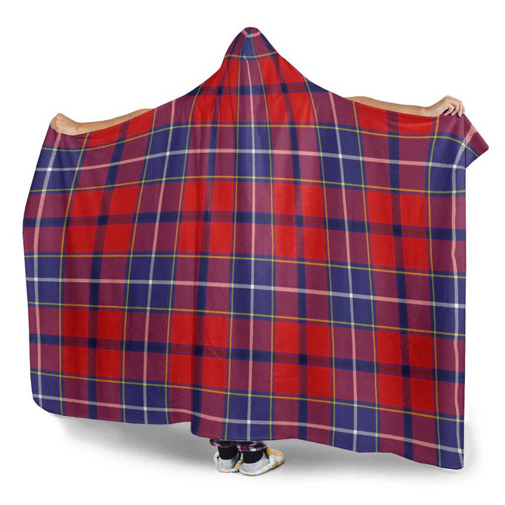 Scottish Wishart Dress Clan Tartan Hooded Blanket Tartan Plaid 3