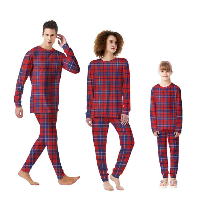Scottish Wishart Dress Clan Tartan Pajama Set Tartan Plaid