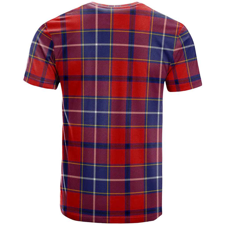 Scottish Wishart Dress Clan Tartan T-Shirt Back Side Tartan Plaid