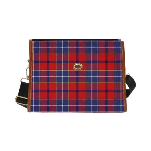 Scottish Wishart Dress Clan Tartan Waterproof Canvas Bag Tartan Plaid 2