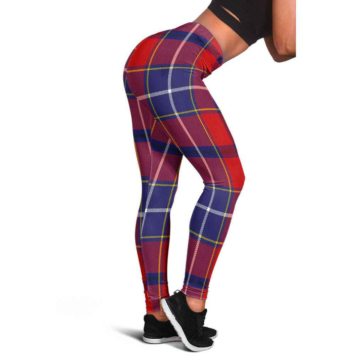 Scottish Wishart Dress Clan Tartan Women Leggings Tartan Plaid 1