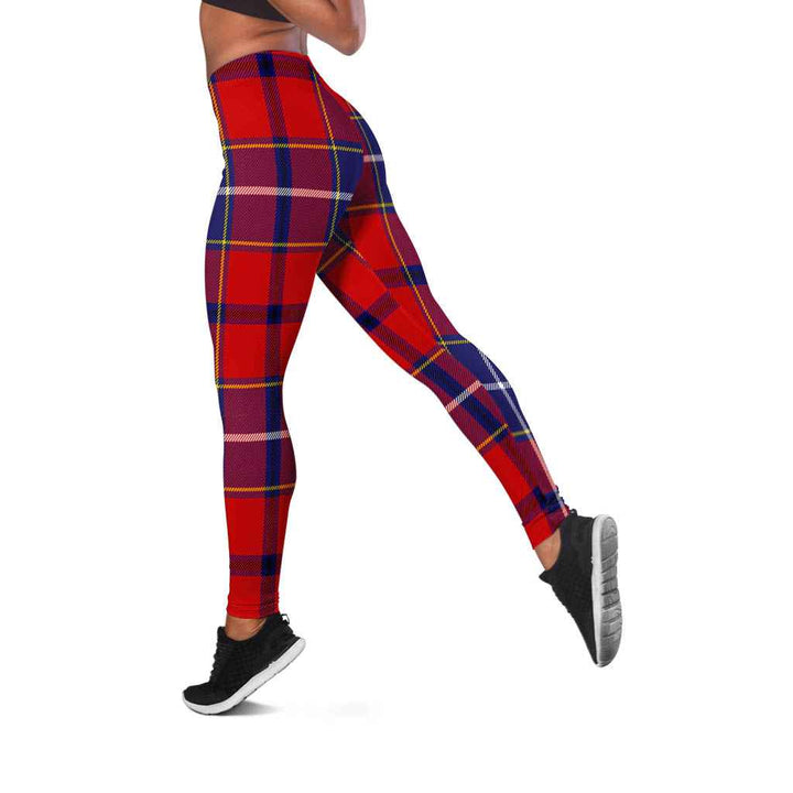 Scottish Wishart Dress Clan Tartan Women Leggings Tartan Plaid 2