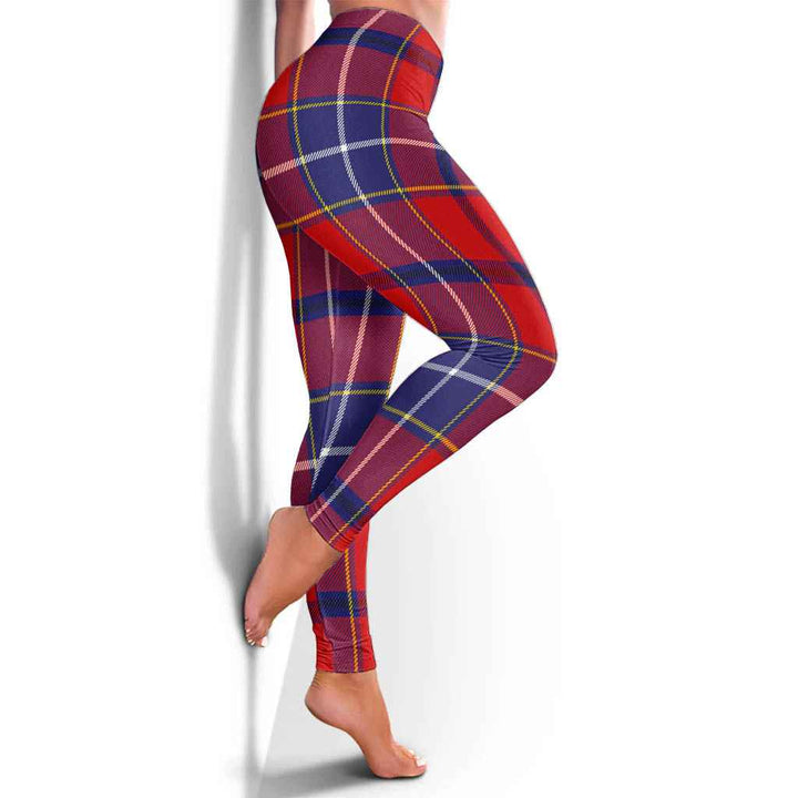 Scottish Wishart Dress Clan Tartan Women Leggings Tartan Plaid 4