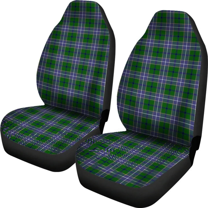 Scottish Wishart Hunting Clan Tartan Car Seat Covers 1