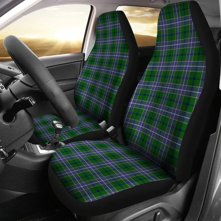 Scottish Wishart Hunting Clan Tartan Car Seat Covers 2