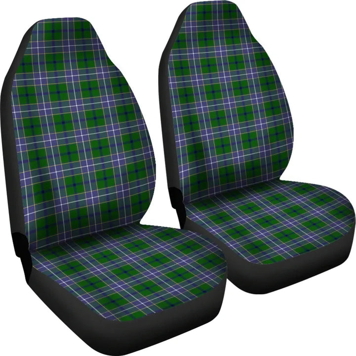 Scottish Wishart Hunting Clan Tartan Car Seat Covers 4