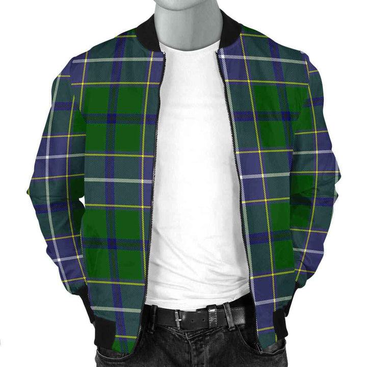 Scottish Wishart Hunting Modern Clan Tartan Bomber Jacket Tartan Plaid 2