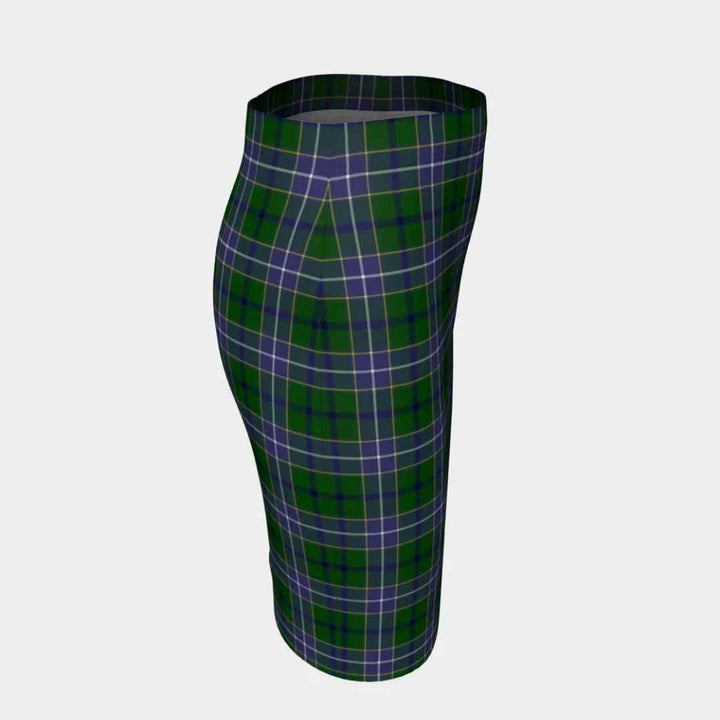 Scottish Wishart Hunting Modern Clan Tartan Fitted Skirt Tartan Plaid 3