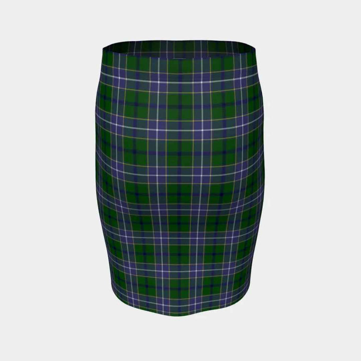 Scottish Wishart Hunting Modern Clan Tartan Fitted Skirt Tartan Plaid 4