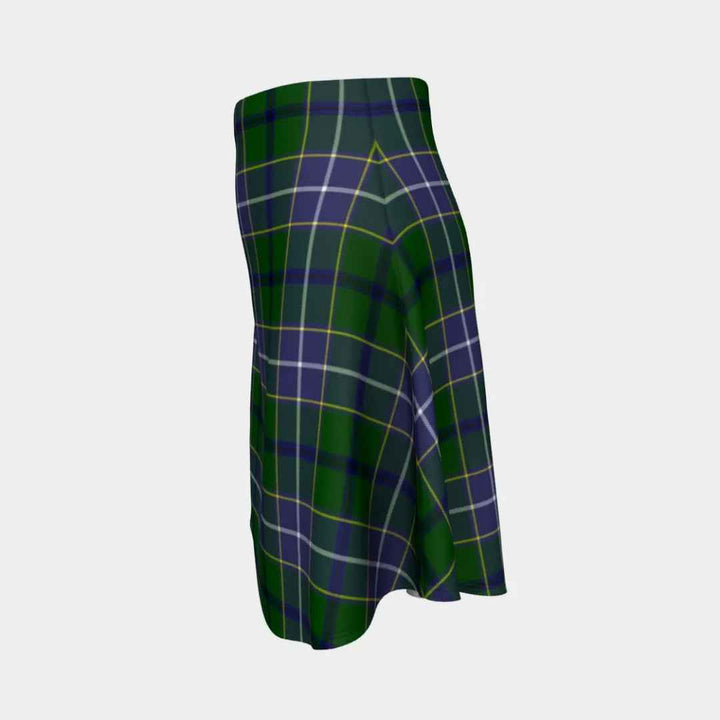 Scottish Wishart Hunting Modern Clan Tartan Flare Skirt Tartan Plaid 2