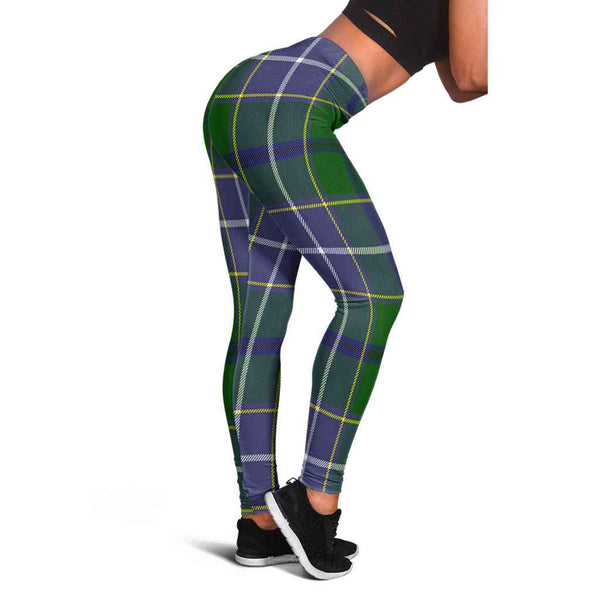 Scottish Wishart Hunting Modern Clan Tartan Women Leggings Tartan Plaid 1