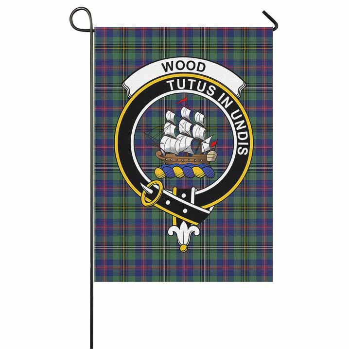 Scottish Wood Clan Crest Tartan Garden Flag Tartan Plaid 1