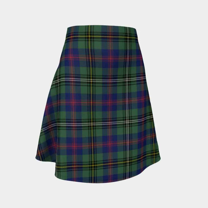 Scottish Wood Modern Clan Tartan Flare Skirt Tartan Plaid 1