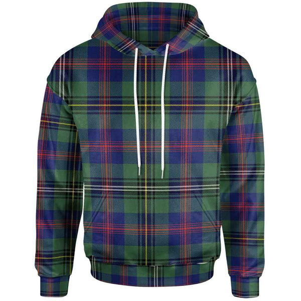 Scottish Wood Modern Clan Tartan Hoodie Front Side Tartan Plaid
