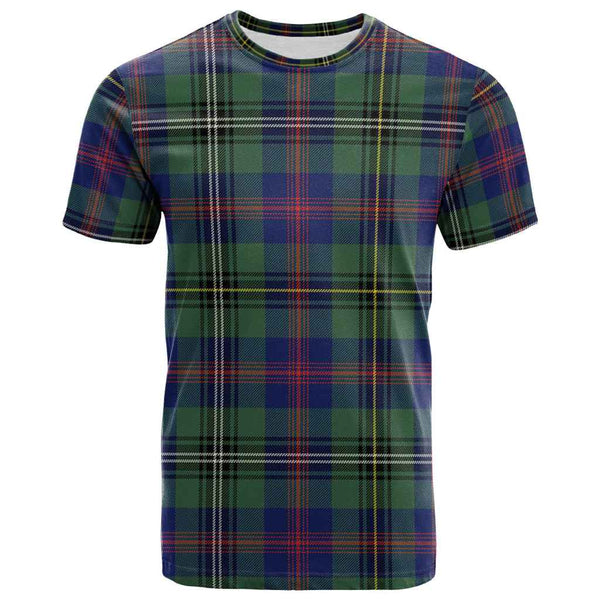 Scottish Wood Modern Clan Tartan T-Shirt Front Side Tartan Plaid