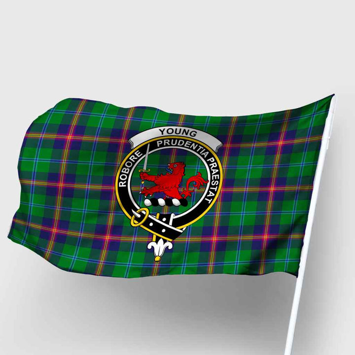 Scottish Young Clan Crest Tartan Flag Parade Tartan Plaid 2