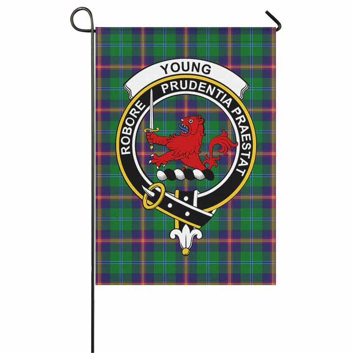 Scottish Young Clan Crest Tartan Garden Flag Tartan Plaid 1