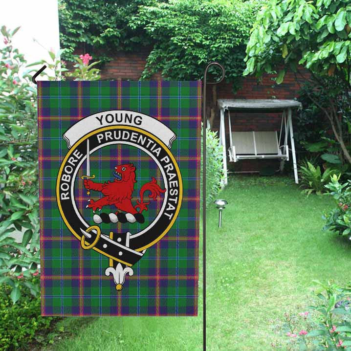 Scottish Young Clan Crest Tartan Garden Flag Tartan Plaid 2