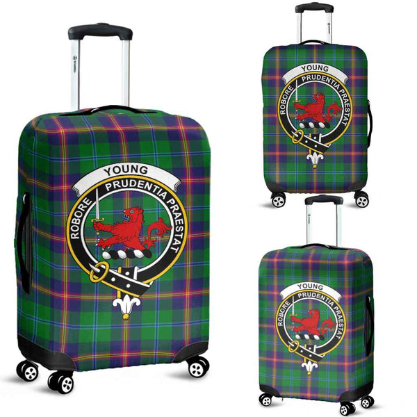 Scottish Young Clan Crest Tartan Luggage Cover Tartan Plaid 1