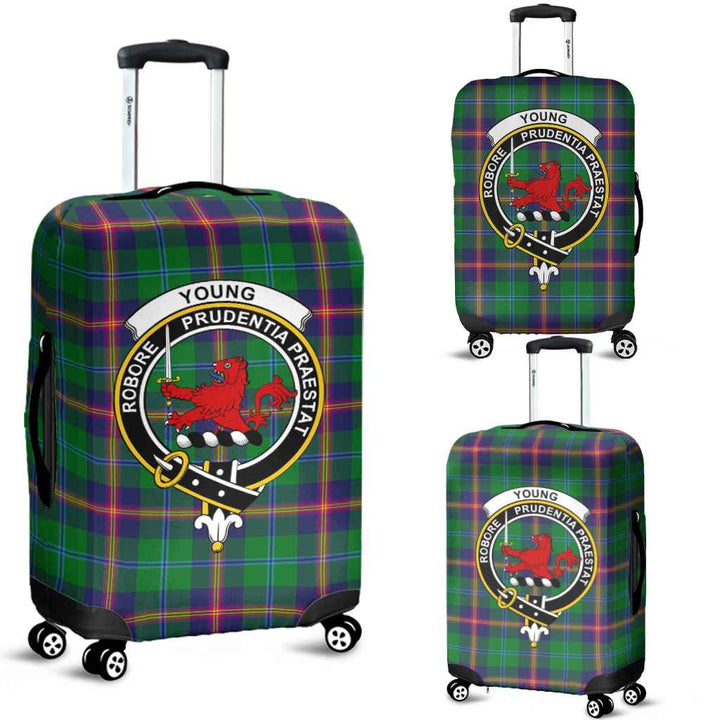 Scottish Young Clan Crest Tartan Luggage Cover Tartan Plaid 1