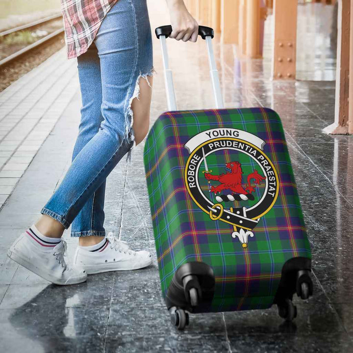 Scottish Young Clan Crest Tartan Luggage Cover Tartan Plaid 3