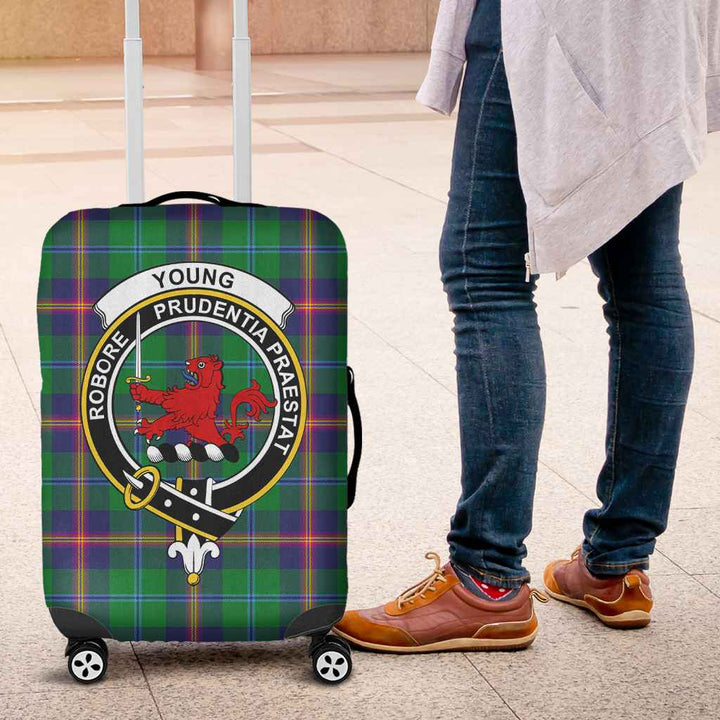 Scottish Young Clan Crest Tartan Luggage Cover Tartan Plaid 4