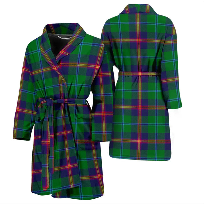 Scottish Young Modern Clan Tartan Bathrobe 3