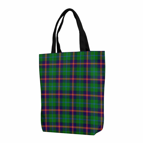 Scottish Young Modern Clan Tartan Canvas Bag With Shoulder Strap Tartan Plaid 1