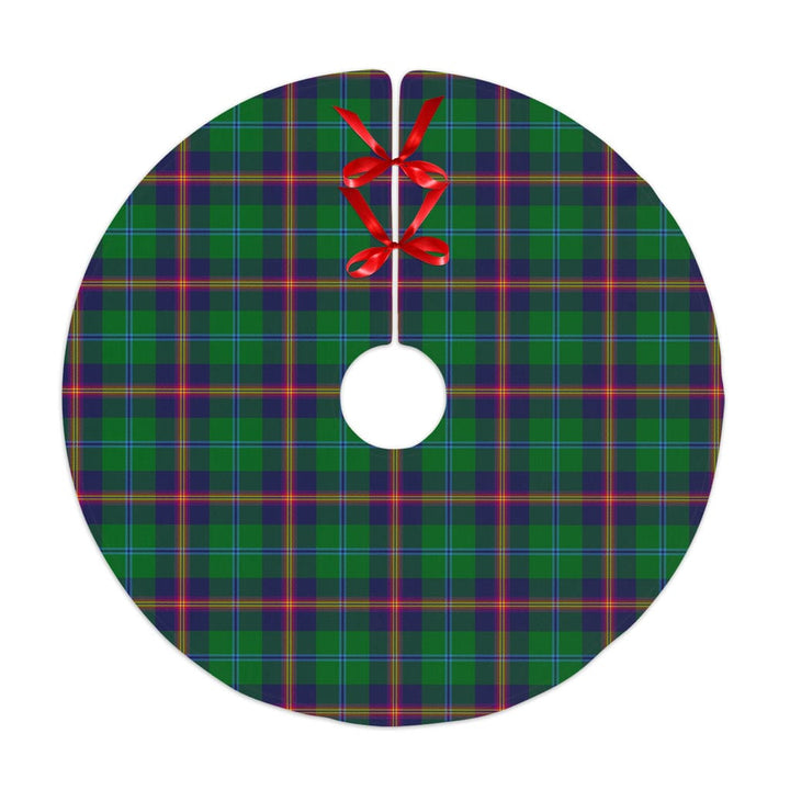 Scottish Young Modern Clan Tartan Christmas Tree Skirt No Tassels 1 Tartan Plaid