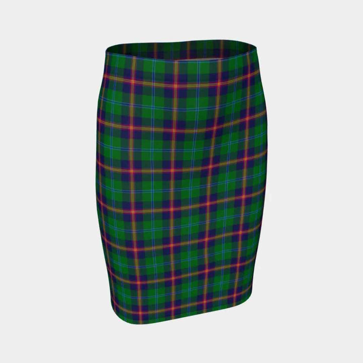 Scottish Young Modern Clan Tartan Fitted Skirt Tartan Plaid 1