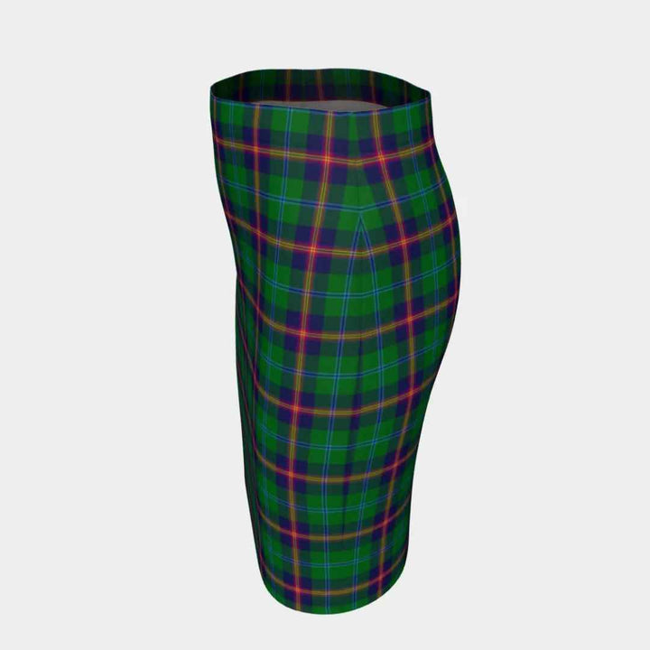 Scottish Young Modern Clan Tartan Fitted Skirt Tartan Plaid 2