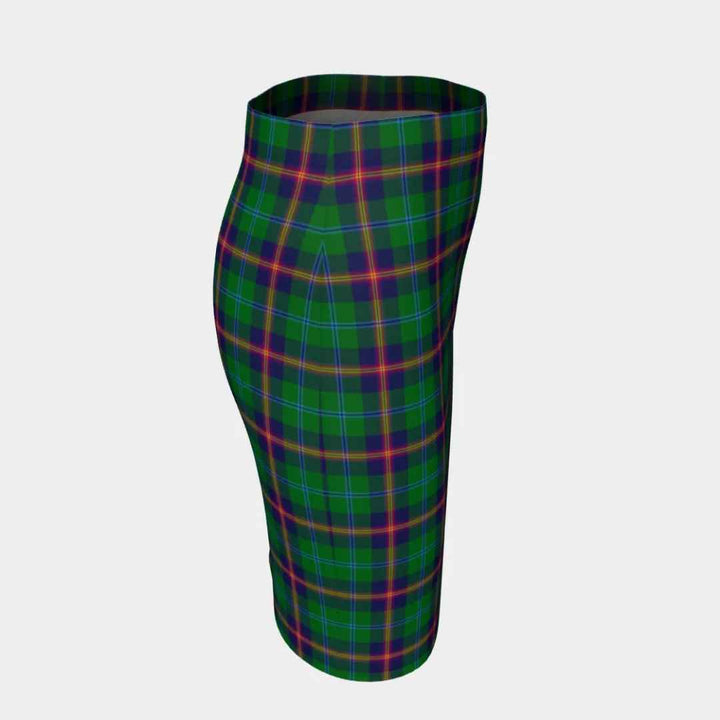 Scottish Young Modern Clan Tartan Fitted Skirt Tartan Plaid 3