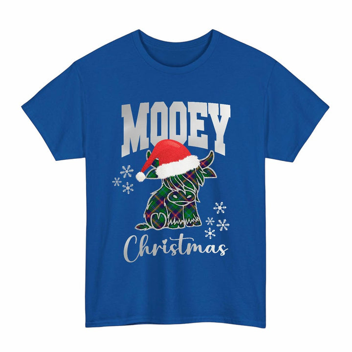 Scottish Young Modern Clan Tartan T-Shirt - Mooey Christmas Tartan Plaid Royal Color