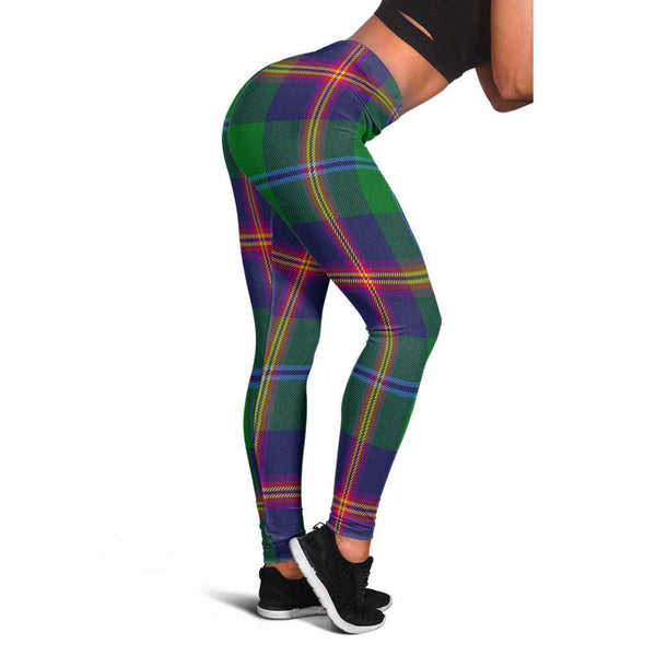 Scottish Young Modern Clan Tartan Women Leggings Tartan Plaid 1