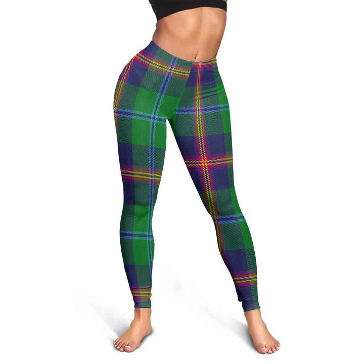 Scottish Young Modern Clan Tartan Women Leggings Tartan Plaid 3