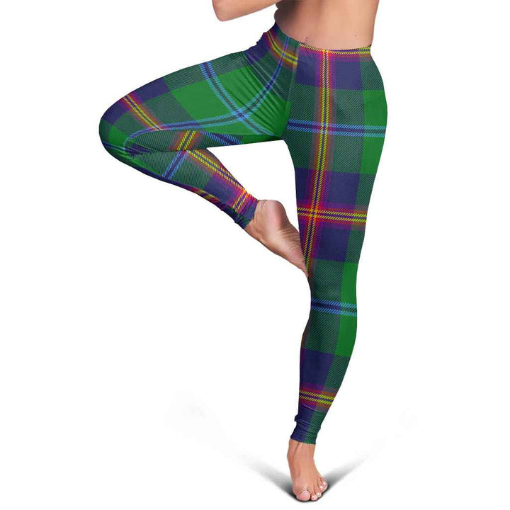 Scottish Young Modern Clan Tartan Women Leggings Tartan Plaid 5