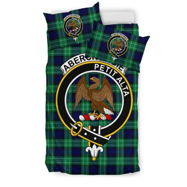 Scottish Abercrombie Clan Crest Tartan Bedding Set Tartan Plaid 1