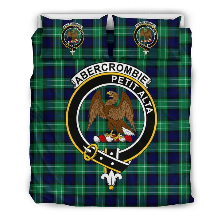 Scottish Abercrombie Clan Crest Tartan Bedding Set Tartan Plaid 2